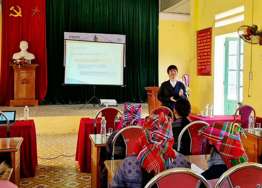 Dự án được kỳ vọng sẽ đem lại hiệu quả lâu dài với lãnh đạo các địa phương, đặc biệt là lãnh đạo nữ người dân tộc thiểu số. Dự án được kỳ vọng sẽ đem lại hiệu quả lâu dài với lãnh đạo các địa phương, đặc biệt là lãnh đạo nữ người dân tộc thiểu số.