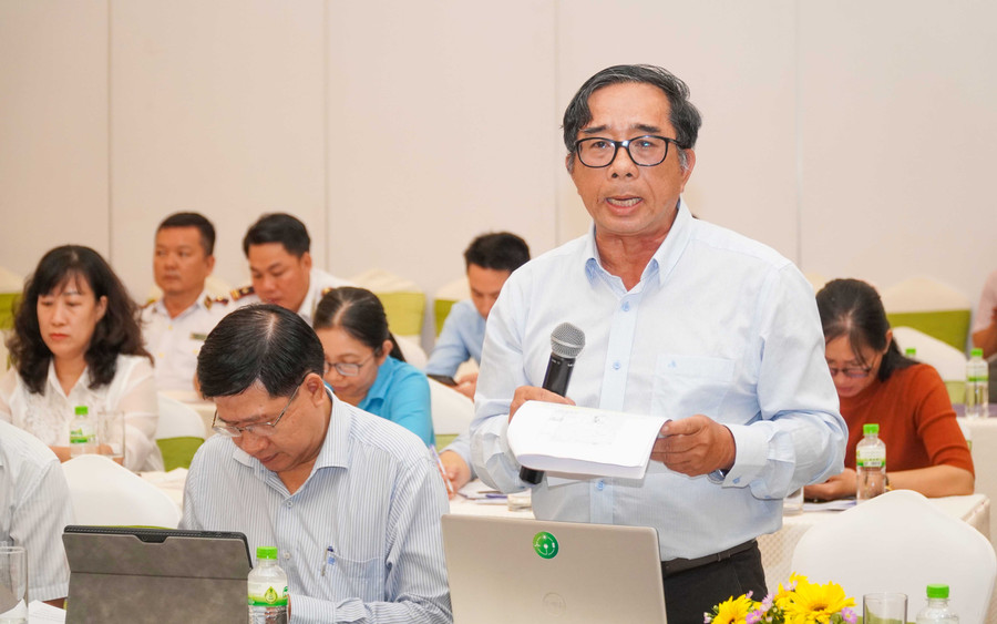 PGS.TS Lê Anh Tuấn bày tỏ quan ngại vấn đề nguồn nước ĐBSCL khi kênh đào Phù Nam Techo hoạt động.