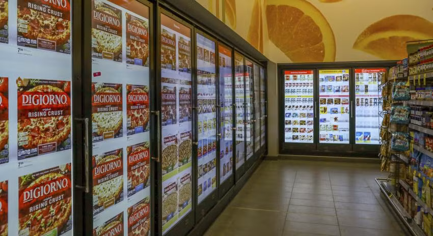 Các kệ hàng đều có khả năng được gắn camera.