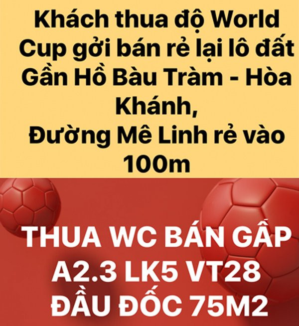 {title} Rao bán nhà vì thua độ World Cup: Hàng rẻ bất ngờ, thật khó tin
