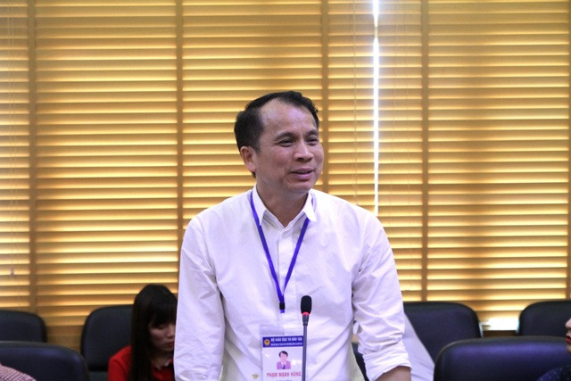 Thứ trưởng Phạm Mạnh Hùng phát biểu tại buổi làm việc