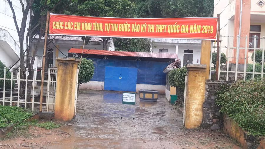 Điện Biên:1 điểm thi chỉ có 2 thí sinh 