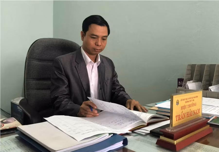 Thầy giáo Trần Hải Nam.