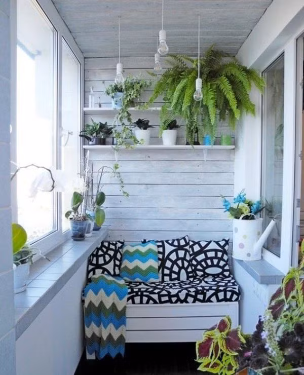 6 ý tưởng trang trí ban công chung cư đẹp, ai nhìn cũng mê mẩn - Ảnh 7.