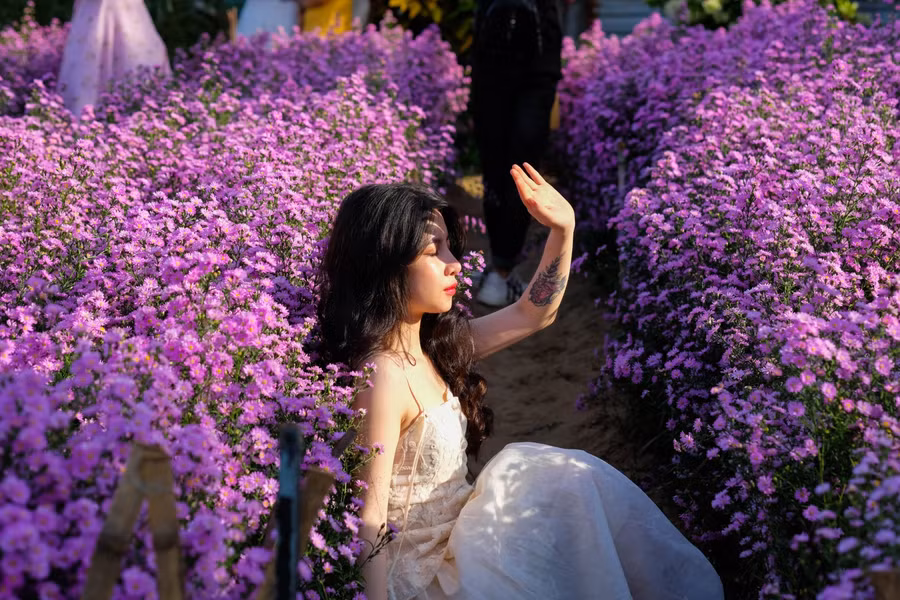 Nhiều bạn trẻ chọn cho mình những góc ảnh đẹp để lưu lại những khoảnh khắc của tuổi thanh xuân.