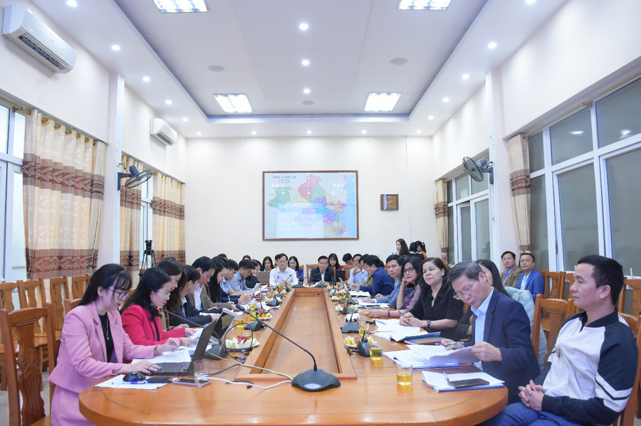 Sở KH&amp;CN tỉnh Nghệ An tổ chức công bố kết quả khảo sát. (Ảnh: ngheandost.gov.vn)