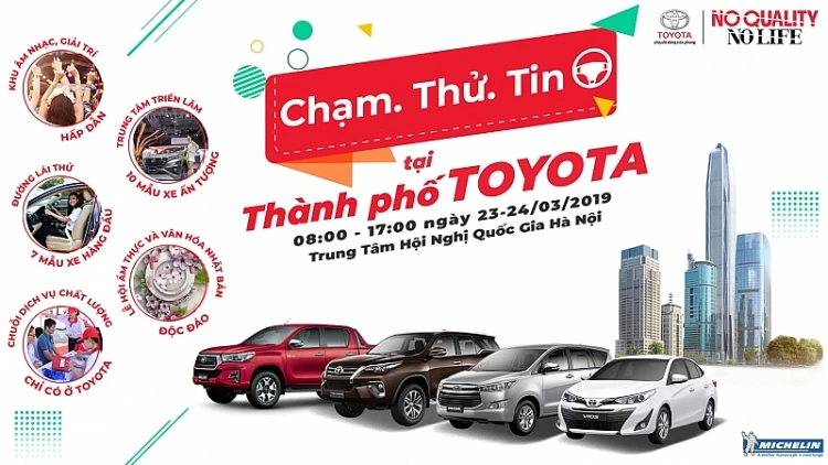 “Chạm. Thử. Tin” tại thành phố TOYOTA