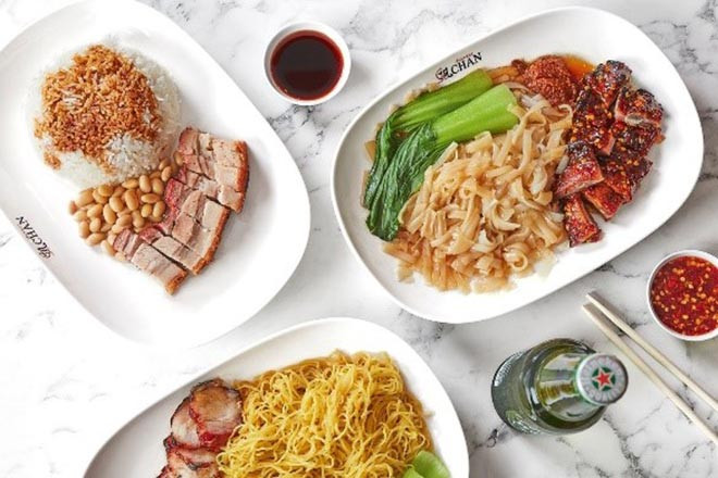 Hawker Chan là tiệm ăn nổi tiếng với một sao Michelin Hawker Chan là tiệm ăn nổi tiếng với một sao Michelin