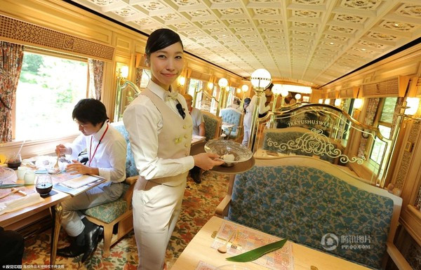 Bên trong tàu hỏa sang trọng bậc nhất Nhật Bản ảnh 4 1-3bf71