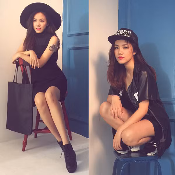 Vẻ đẹp cá tính và bí ẩn của Phương Ly không thể lẫn với bất cứ hot girl nào khác