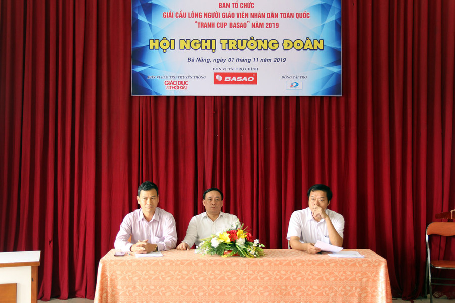 Đại diện Ban tổ chức tại Hội nghị trưởng đoàn Đại diện Ban tổ chức tại Hội nghị trưởng đoàn