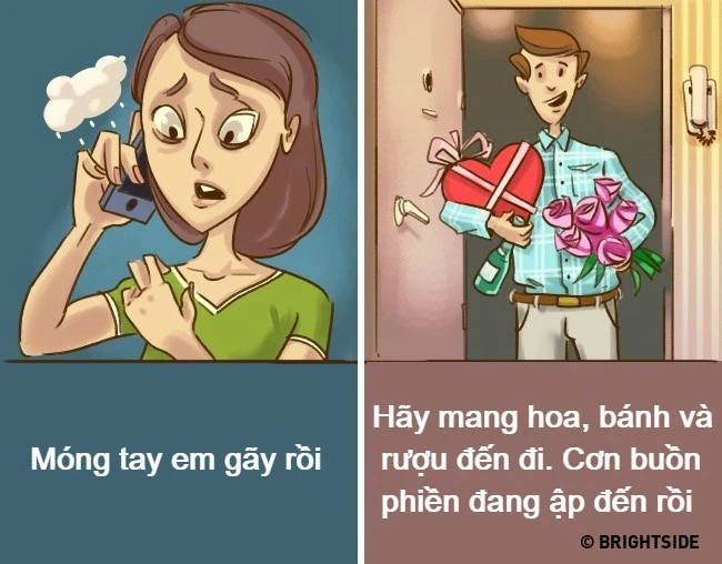 Sự khác biệt giữa suy nghĩ của con trai và con gái