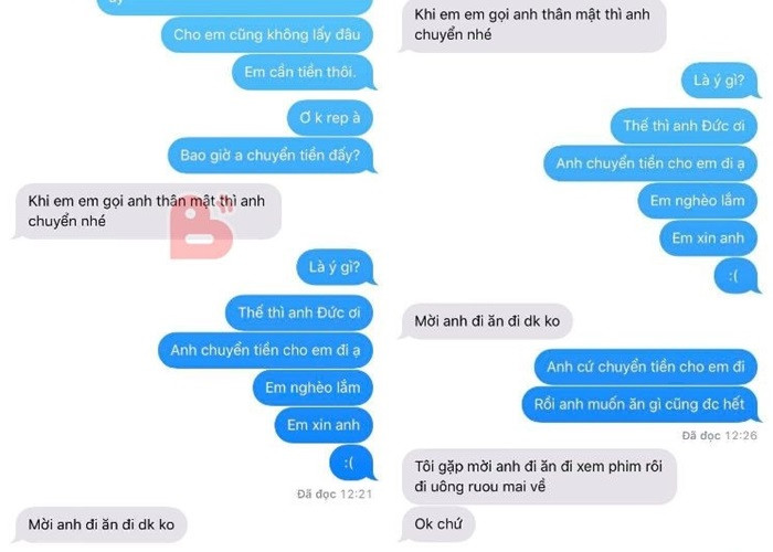 Thanh niên nhây không những không muốn trả tiền mà còn định gạ tình cũ qua đêm cùng mình.