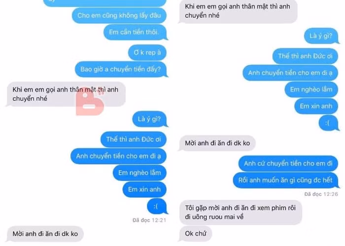 Thanh niên nhây không những không muốn trả tiền mà còn định gạ tình cũ qua đêm cùng mình.