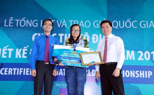 Vượt qua hàng trăm thí sinh, Nguyễn Trần Thảo Nguyên đã xuất sắc giành giải Nhất quốc gia 