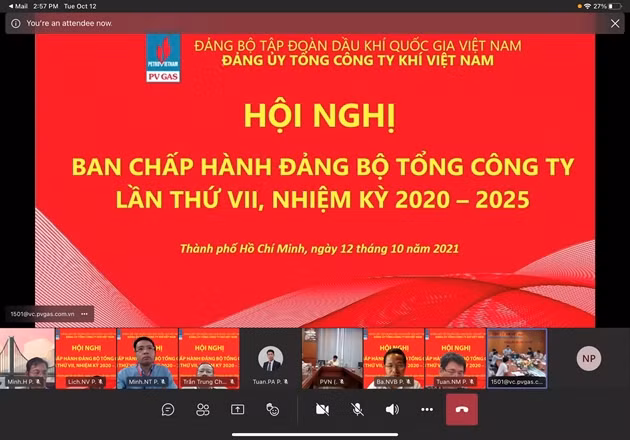 Hội nghị Ban Chấp hành Đảng bộ PV GAS lần thứ VII, nhiệm kỳ 2020 – 2025