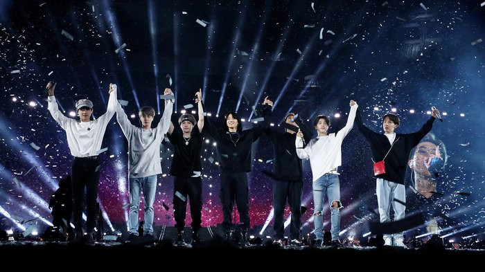 BTS - nhóm nhạc được yêu thích hiện nay.