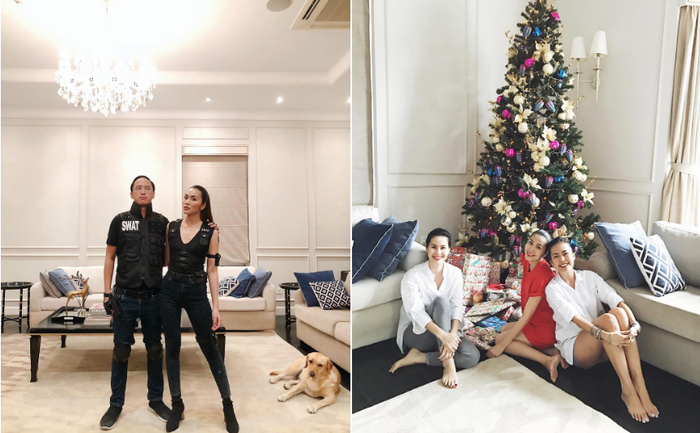 Bên trong biệt thự sân vườn của vợ chồng Tăng Thanh Hà ảnh 3 Bên trong biệt thự sân vườn của vợ chồng Tăng Thanh Hà