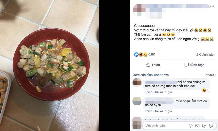 Món ăn mới lạ. 