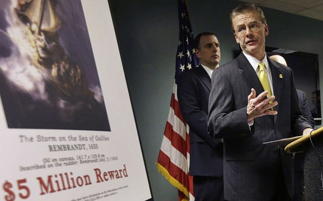 Năm 2013, FBI công bố đầu mối trong vụ trộm bảo tàng Isabella Stewart Gardner: Ảnh: Timesofisrael.com. Bi an vu kiet tac nua ty USD mat tich gan 30 nam truoc hinh anh 4