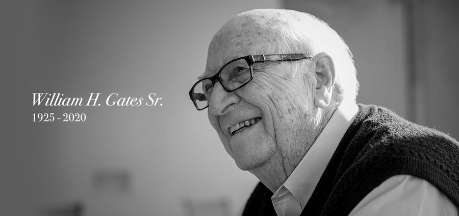 Bill Gates Sr. qua đời vào ngày 15/9/2020 theo giờ địa phương.