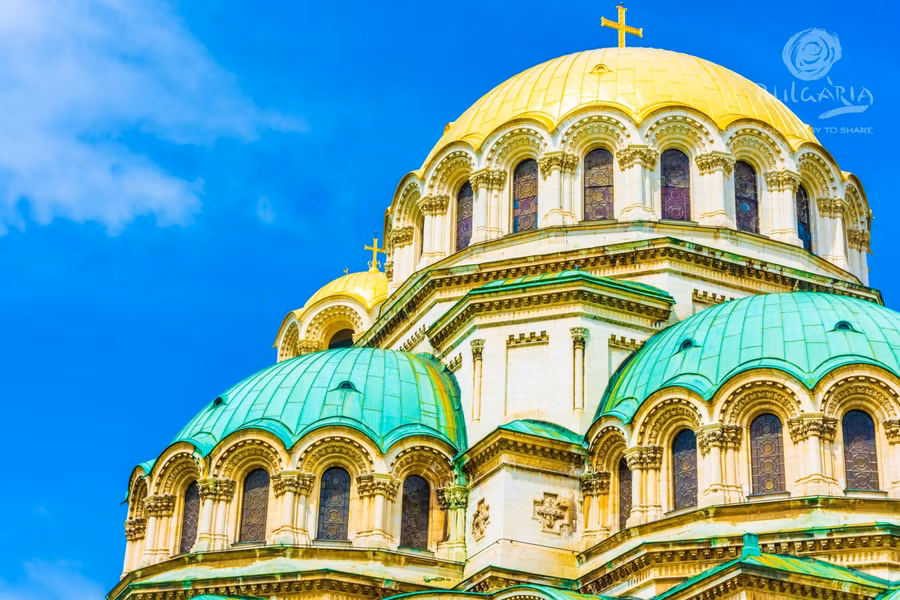 Nhà thờ Thánh St. Alexandre Nevsky - hình ảnh tiêu biểu của thủ đô Sofia, nơi diễn ra Lễ hội.
