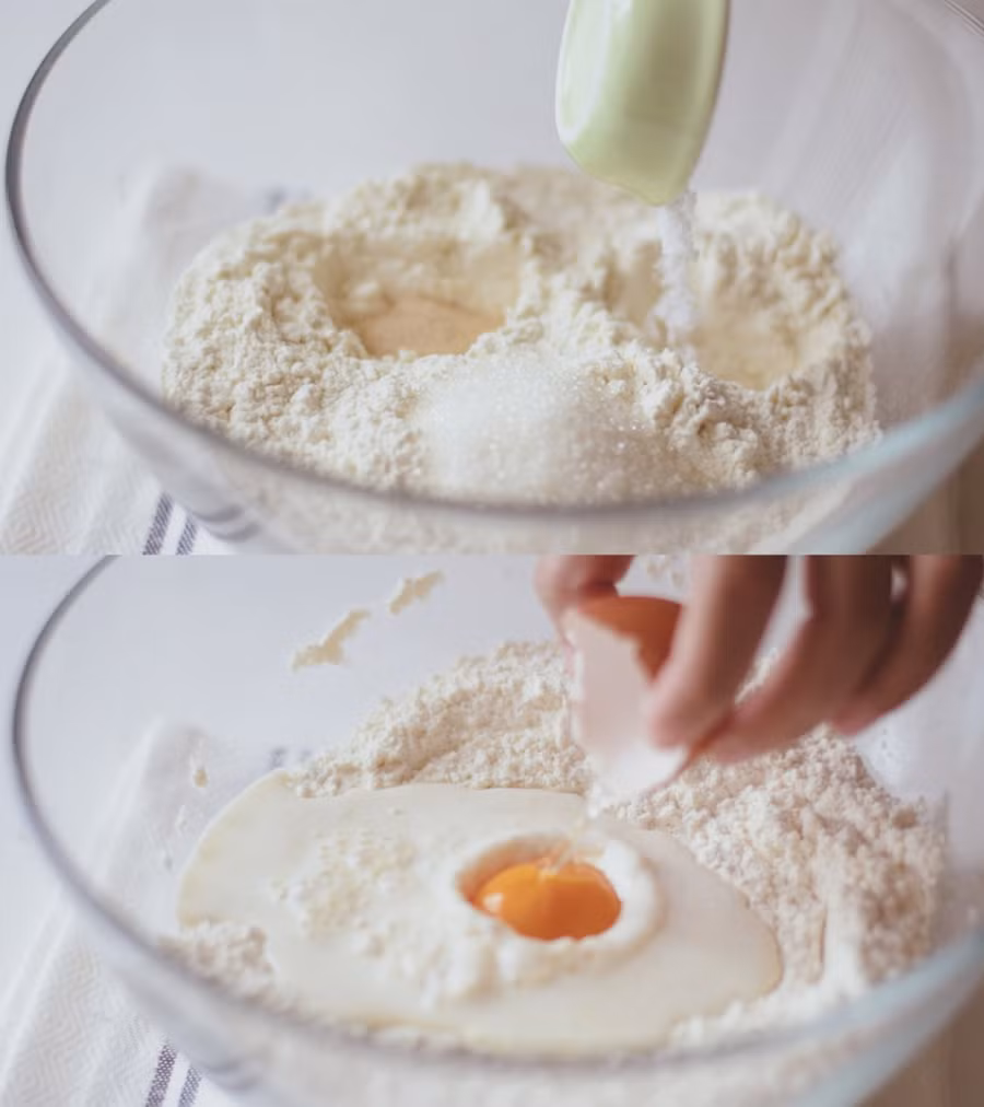 Cách làm bánh mì sữa chua thơm ngon, béo ngậy không cần lò nướng ảnh 3