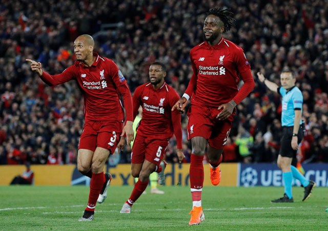 Origi đâm nhát dao quyết định hạ gục gã khổng lồ Barca tại Anfield Origi đâm nhát dao quyết định hạ gục gã khổng lồ Barca tại Anfield
