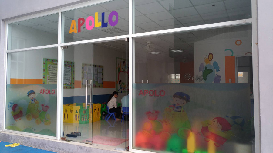 Nhóm trẻ Apollo nơi xảy ra sự việc trẻ bị bế dọa ném qua cửa sổ