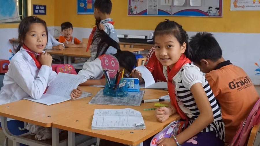 Học sinh Trường PTCS Nam Mẫu