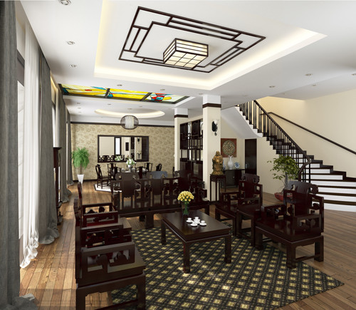 Với nhà ở hiện đại, gỗ rất được các gia chủ ưa chuộng. 1-3500-1426001149.jpg