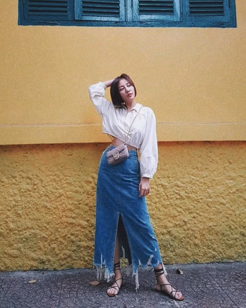 Thời tiết giao mùa muốn mặc đẹp và chất hãy học Văn Mai Hương, Jun Vũ-11