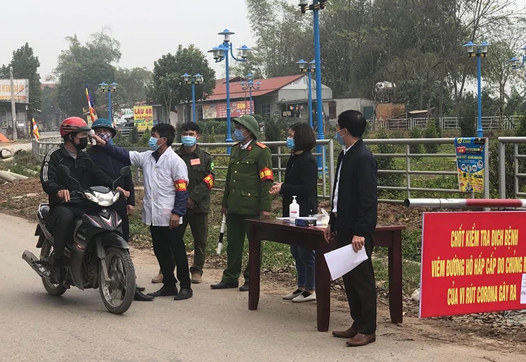 Vĩnh Phúc: Khoanh vùng cách ly tại xã Sơn Lôi