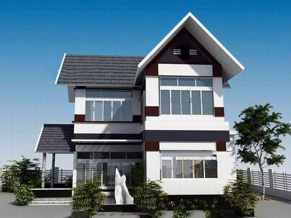 Những mẫu nhà hai tầng 500 triệu đồng “hớp hồn” vợ chồng trẻ ảnh 6 nhung mau nha hai tang 500 trieu dong "hop hon" vo chong tre - 8