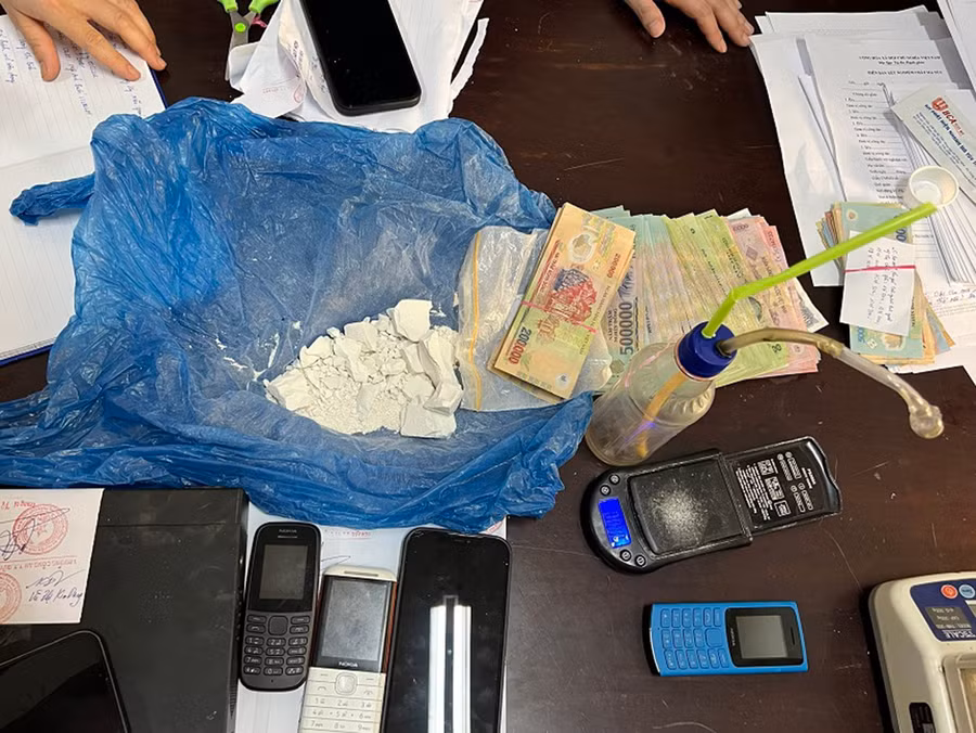 Số tang vật của vụ án.