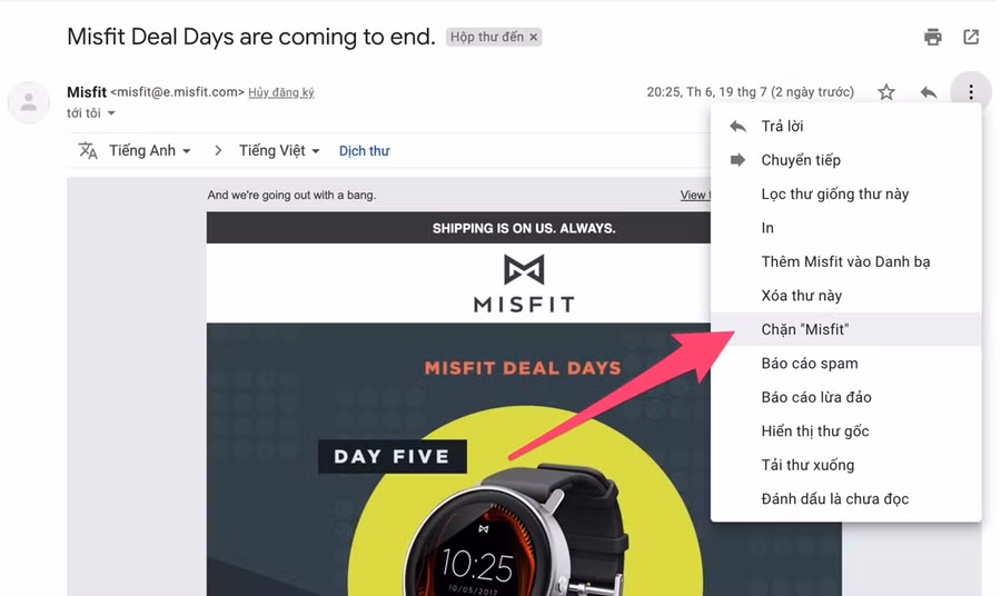Hai cách chặn triệt để email rác trên Gmail