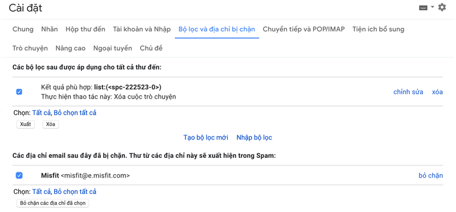 Hai cách chặn triệt để email rác trên Gmail