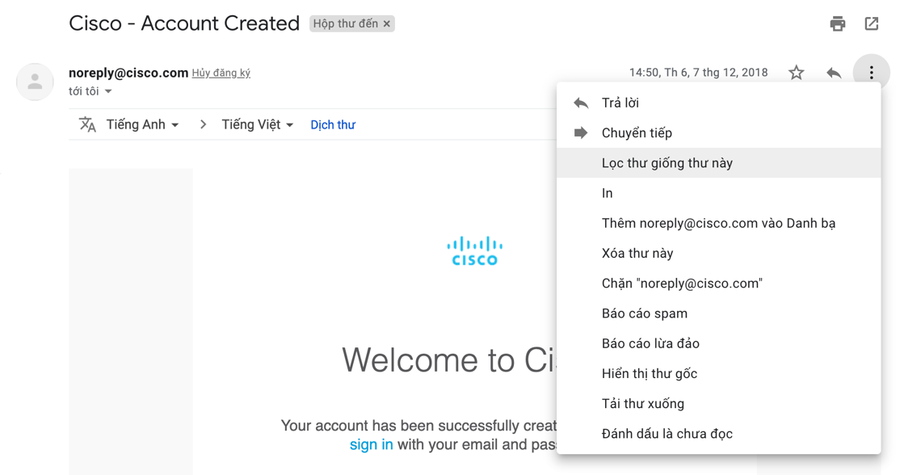Hai cách chặn triệt để email rác trên Gmail