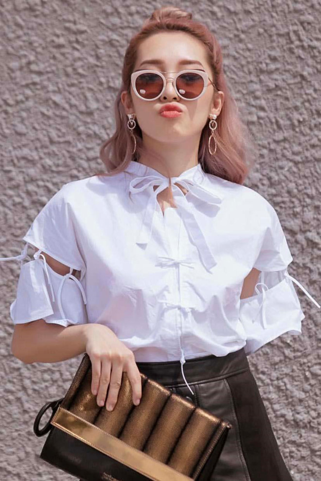 Muốn vừa chất vừa xinh, hãy nhìn cách Emily "chơi" phụ kiện ảnh 11 Muon vua chat vua xinh xan, hay nhin cach Emily