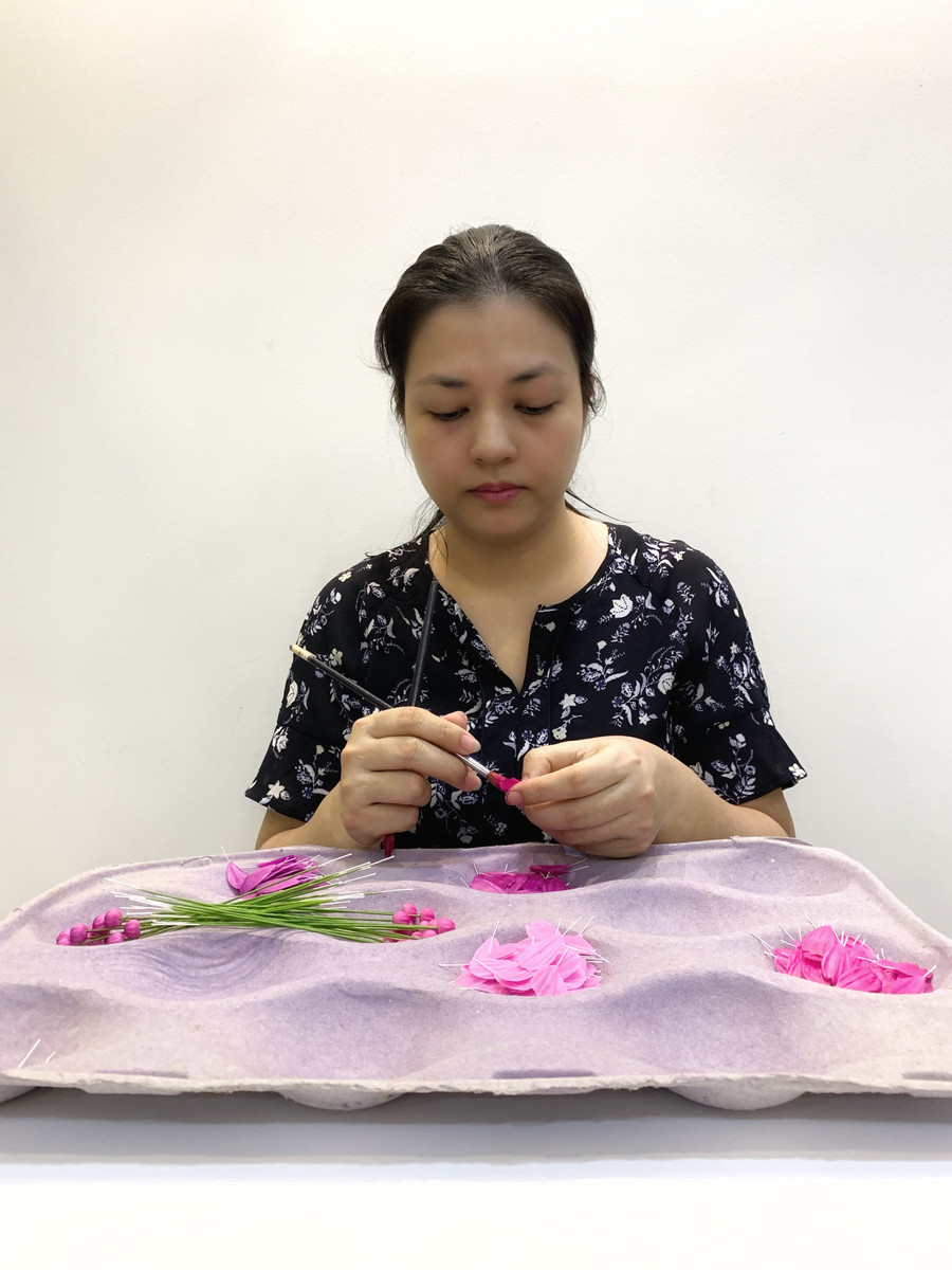 Minh Anh có bí quyết và công thức pha trộn đất riêng...