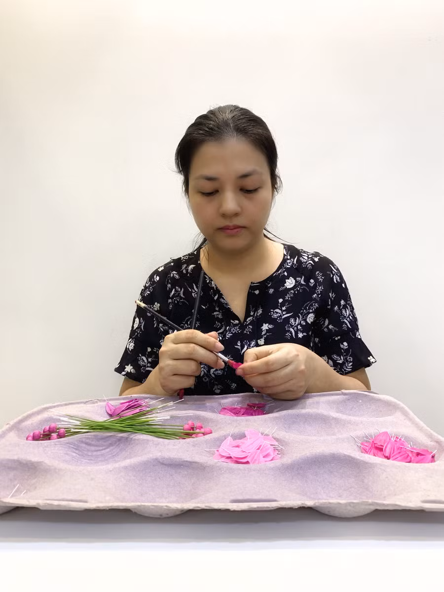 Minh Anh có bí quyết và công thức pha trộn đất riêng...