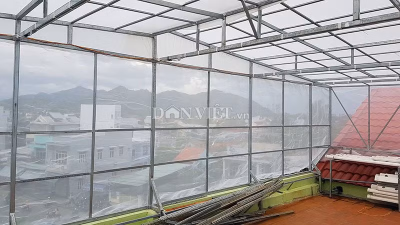 vuon toan rau sieu khong lo tren san thuong 35m2 cua bo dam nha trang - 15