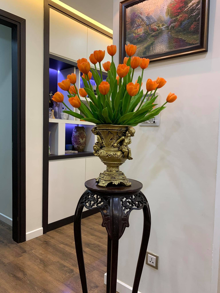 Hoa đất sét thích hợp để trang trí trong nhà, công ty...