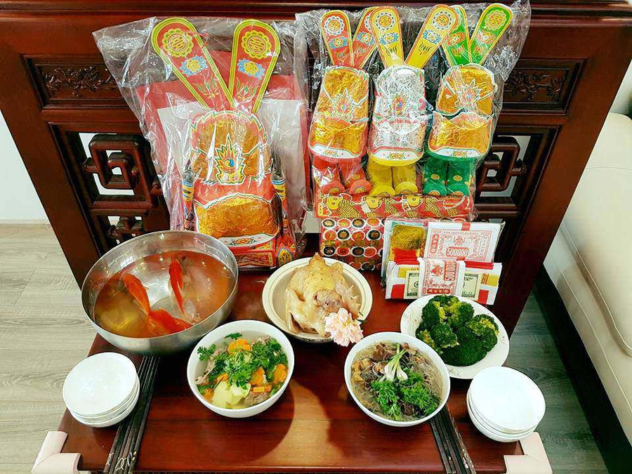 Gợi ý 5 mâm cỗ cúng ông Công ông Táo vừa ngon lại đẹp mắt ảnh 6 goi y 5 mam co cung ong cong ong tao vua ngon lai dep mat cho chi em van phong - 6