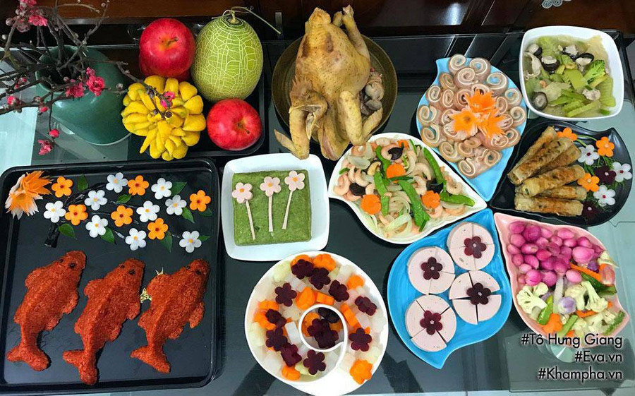 Gợi ý 5 mâm cỗ cúng ông Công ông Táo vừa ngon lại đẹp mắt ảnh 3 goi y 5 mam co cung ong cong ong tao vua ngon lai dep mat cho chi em van phong - 3