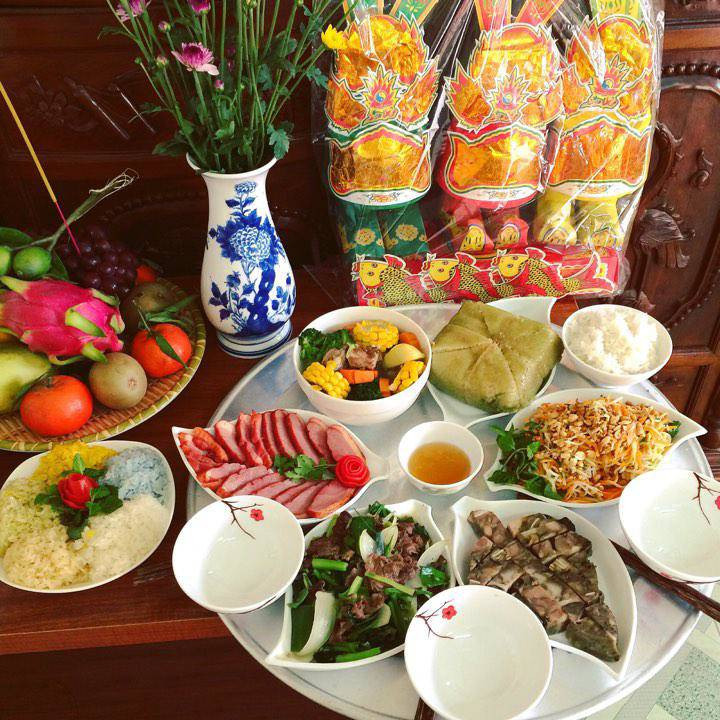 Gợi ý 5 mâm cỗ cúng ông Công ông Táo vừa ngon lại đẹp mắt ảnh 5 goi y 5 mam co cung ong cong ong tao vua ngon lai dep mat cho chi em van phong - 5