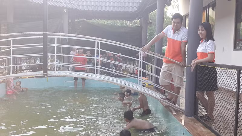 Một tiết học bơi miễn phí