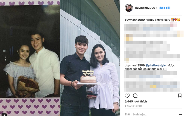 Duy Mạnh U23 Việt Nam hội đủ tiêu chuẩn “bạn trai quốc dân” ảnh 7 Duy Mạnh luôn tặng quà cho bạn gái nhân ngày kỉ niệm tình yêu. Anh còn khéo khen bạn gái biết chăm nên anh ngày càng đẹp trai.