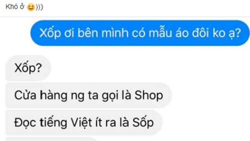 Chủ tiệm hờn dỗi vì khách gọi cửa hàng là... "xốp"