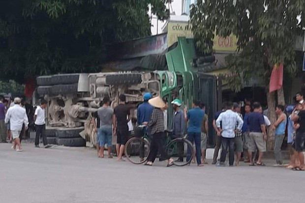 Hiện trường vụ tai nạn - Ảnh: Vietnamnet. 